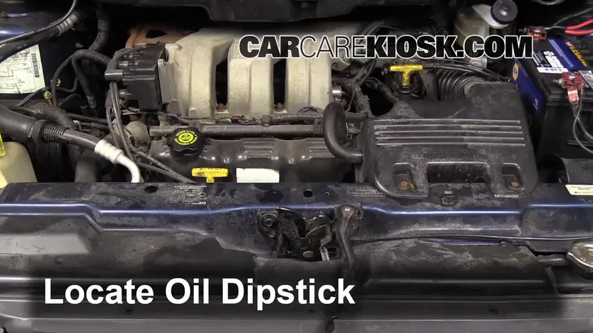 2000 Plymouth Voyager 3.3L V6 Oil Check Oil Level